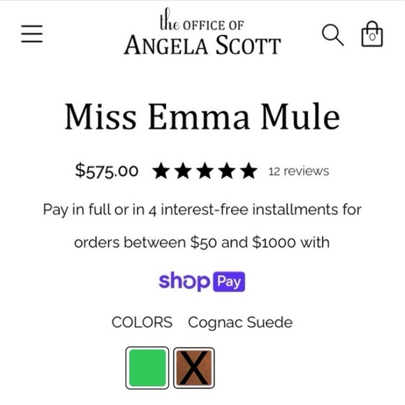 THE OFFICE OF ANGELA SCOTT 💚 ‘Miss Emma’ Suede Mule - Picture 7 of 16